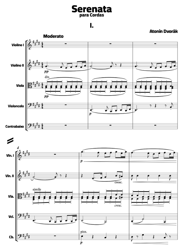 Dvořák: Serenata para Cordas
